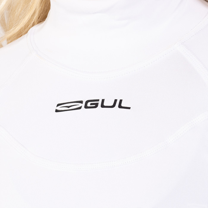 2024 Gul Womens Recore Short Sleeve UV Rashguard RG0330 - White